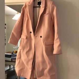 Light Pink never worn banana republic pea coat